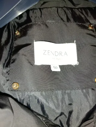 Abrigo de invierno negro mujer