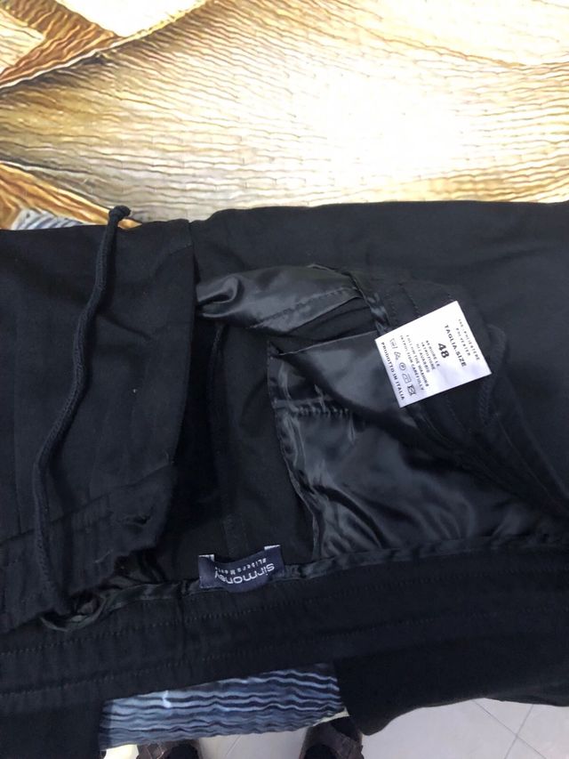 Pantaloni eleganti elasticizzati neri