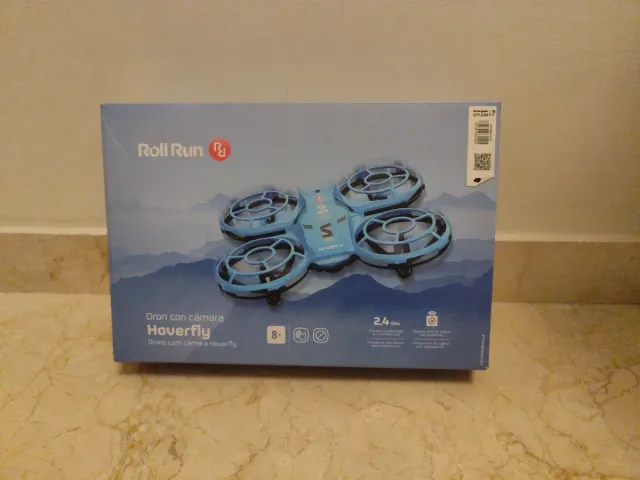Dron Roll Run Hoverfly Azul con Cámara