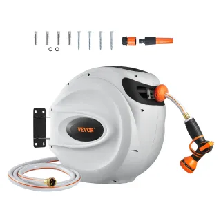 Avvolgitubo Retrattile per Tubo da Giardino 12 mm