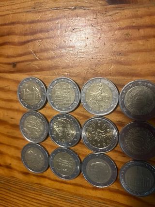 Lote 16 monedas conmemorativas 2€