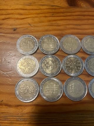 Lote 16 monedas conmemorativas 2€