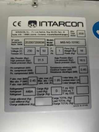 Cámara frigorífica