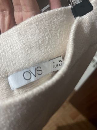 Pantalón de punto beige