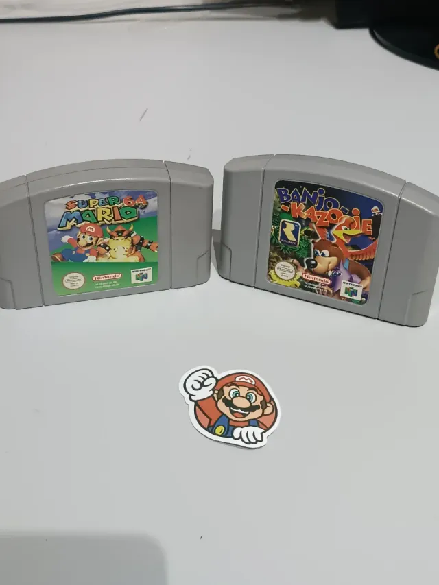 Pack Mario 64 y Banjo-Kazooie N64