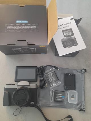 Camara de Fotos con WiFi 4K Autofocus