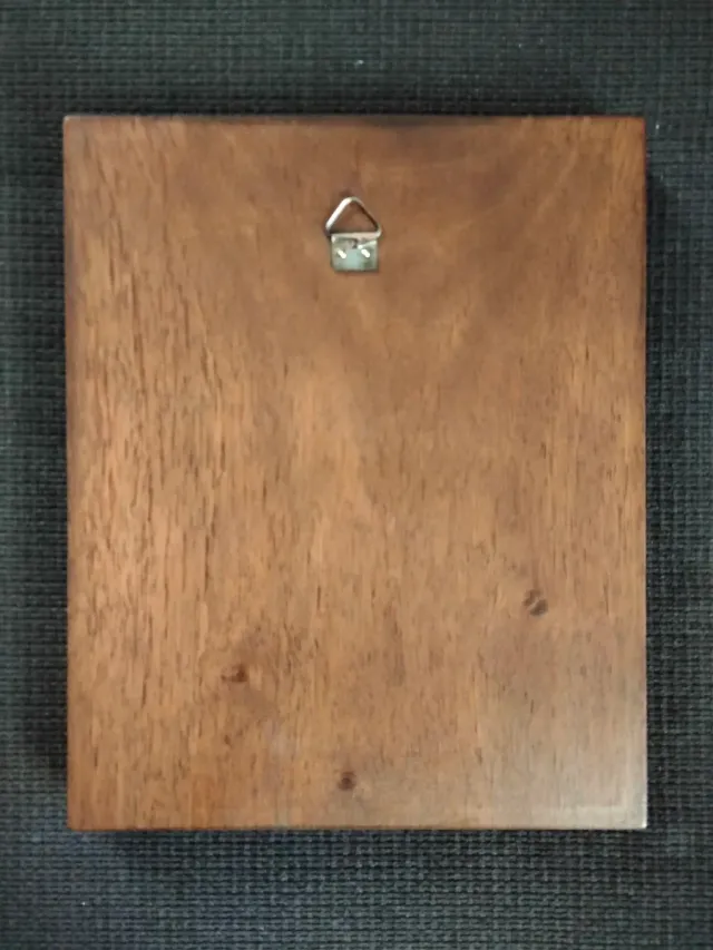 Cuadro Renoir Esmalte Plata y Madera