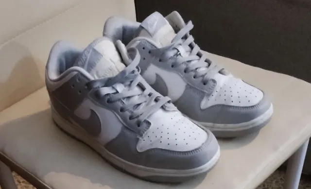 Nike Dunk Low Gris Blanco Talla 41