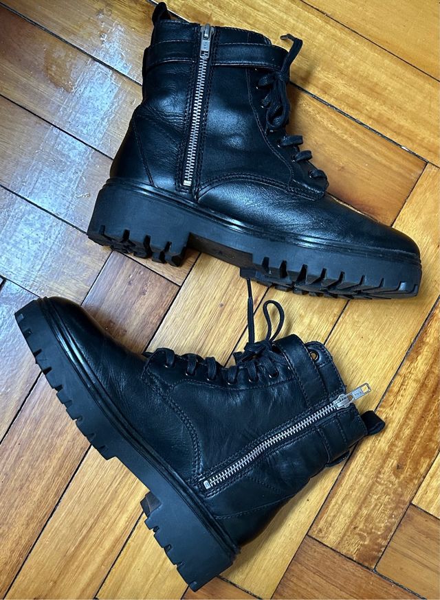 Botines piel Mango, T-36