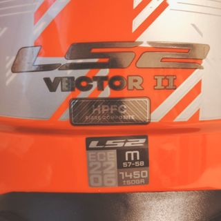 Casco de Moto Integral Vector II Stylus Orange