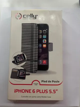 Celly Custodia Pied de Poule iPhone 6 Plus