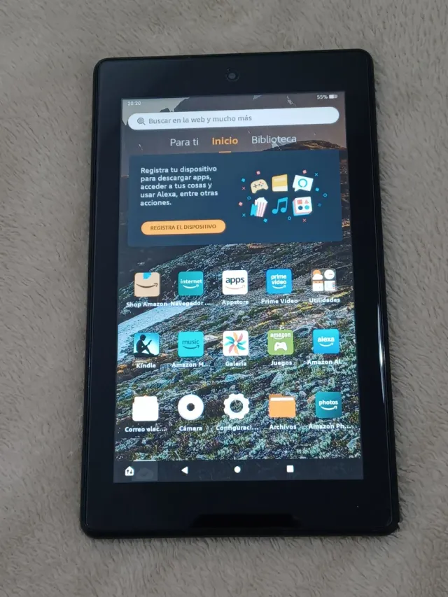 Tablet Amazon Fire 7 Negra 9na generación