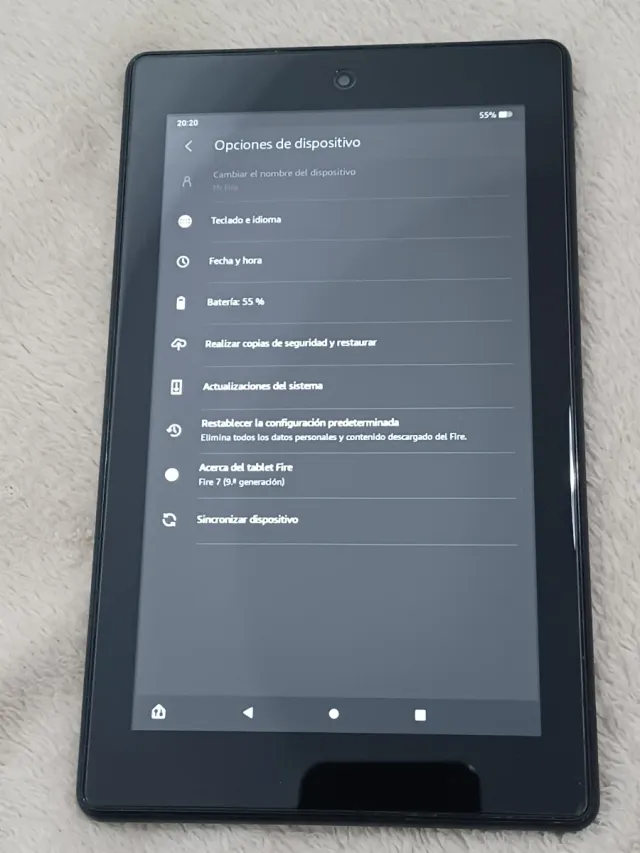 Tablet Amazon Fire 7 Negra 9na generación