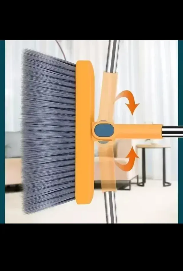 Escoba y recogedor plegable y giratorio, limpieza.