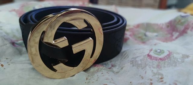 Cinturón Gucci Negro/Marrón