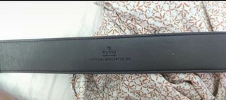 Cinturón Gucci Negro/Marrón