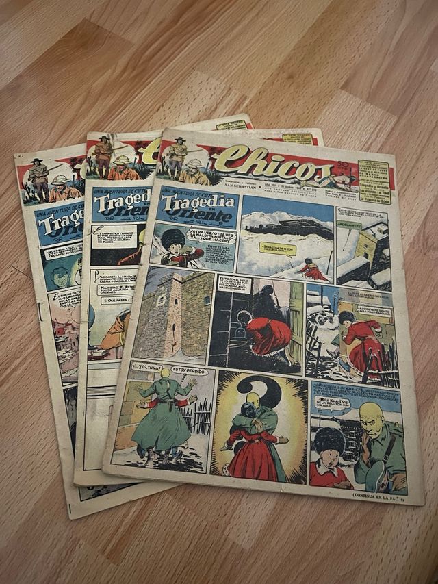 55 Comics Chicos años 40,Tragedia en Oriente,etc..
