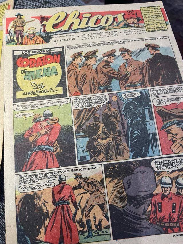 55 Comics Chicos años 40,Tragedia en Oriente,etc..