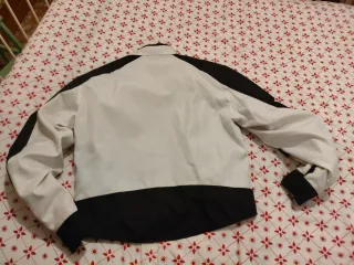 Chaqueta Moto Verano Blanca y Negra