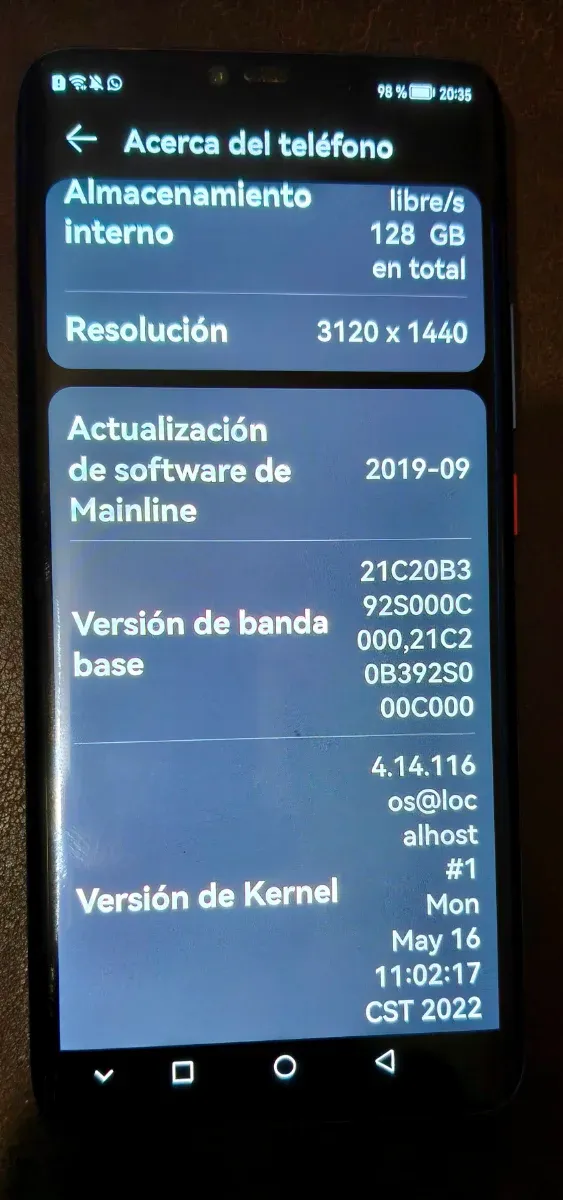 Huawei Mate 20 Pro Azul
