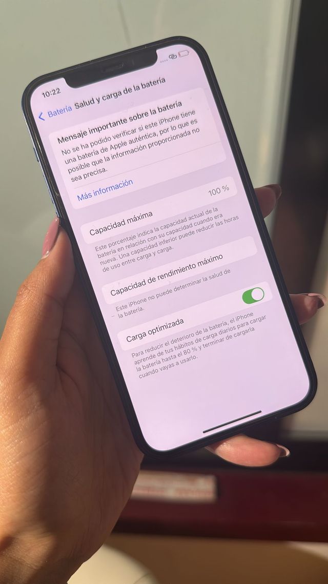 iPhone 12 256GB Azul – Batería Nueva al 100%
