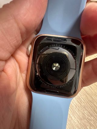 Apple Watch Rose Gold con Correa Azul