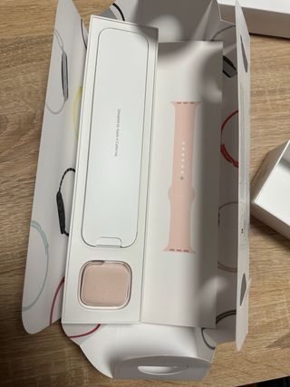 Apple Watch Rose Gold con Correa Azul