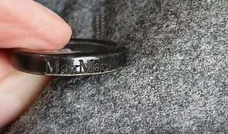 Max Mara Cappotto Lana Cashmere Grigio XS