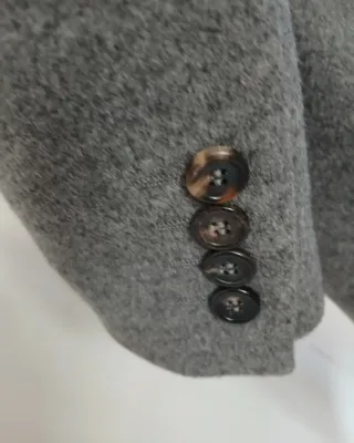 Max Mara Cappotto Lana Cashmere Grigio XS