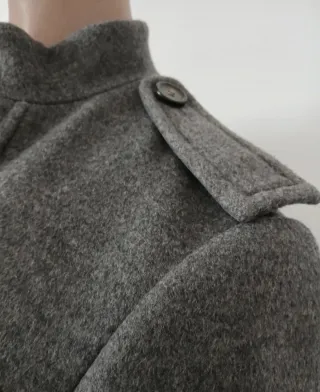Max Mara Cappotto Lana Cashmere Grigio XS