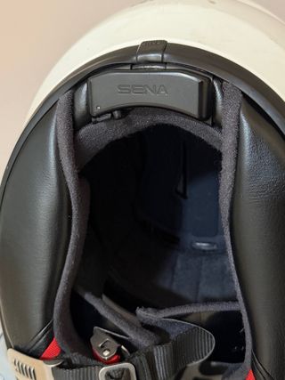 Casco Shoei GT-Air Talla L con manos libres Sena