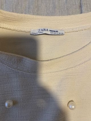 Jersey Zara perlas beige