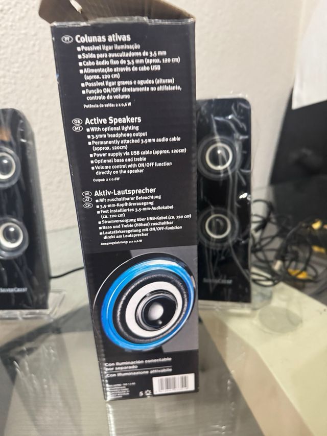 Altavoces SilverCrest con Iluminación LED