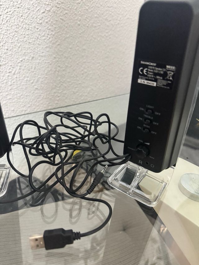 Altavoces SilverCrest con Iluminación LED