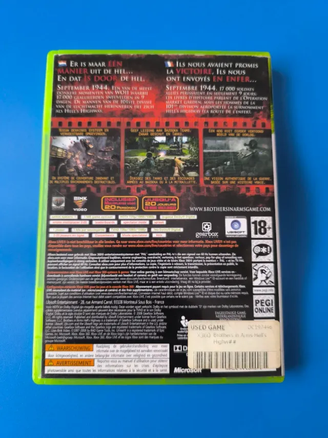 Brothers in Arms Hell's Highway Xbox 360
