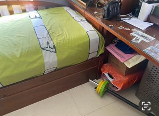 Estructura de cama con cama nido