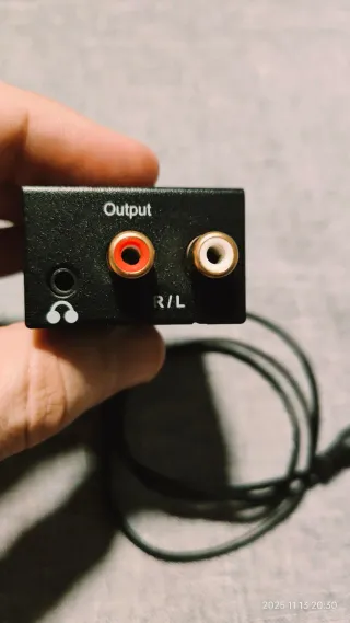 DAC Convertidor HiFi entrada Digital a Analógica