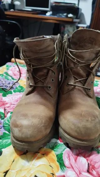 Scarpe Timberland Beige/Marrone Usate