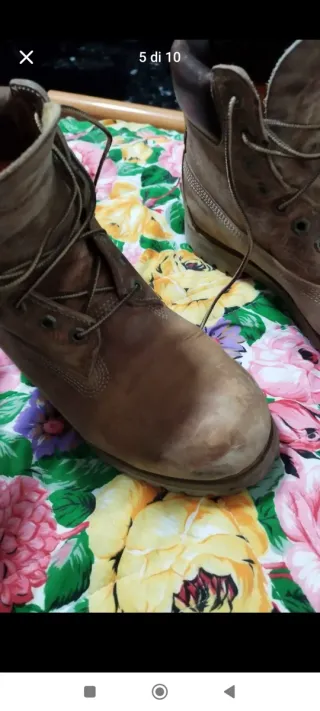 Scarpe Timberland Beige/Marrone Usate