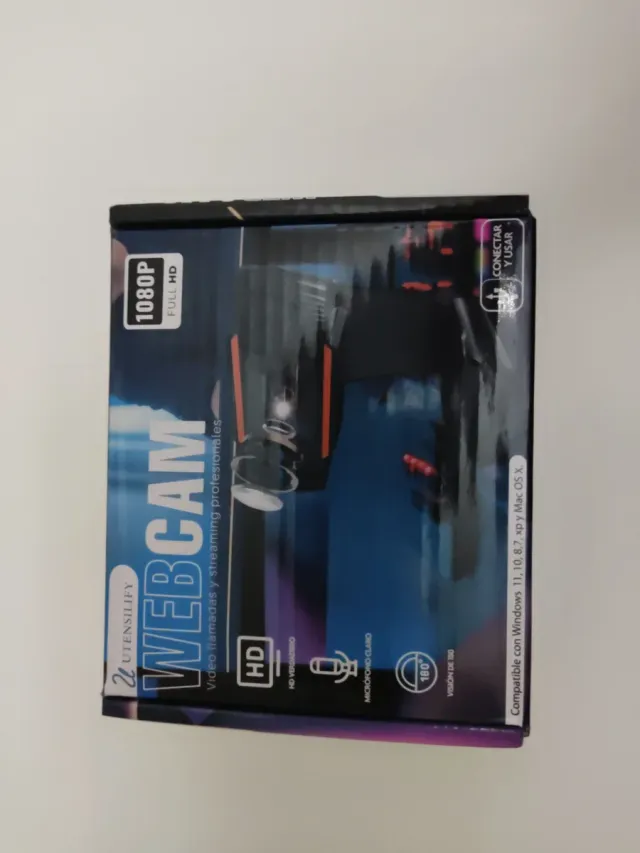 Webcam Full HD 1080p + Trípode