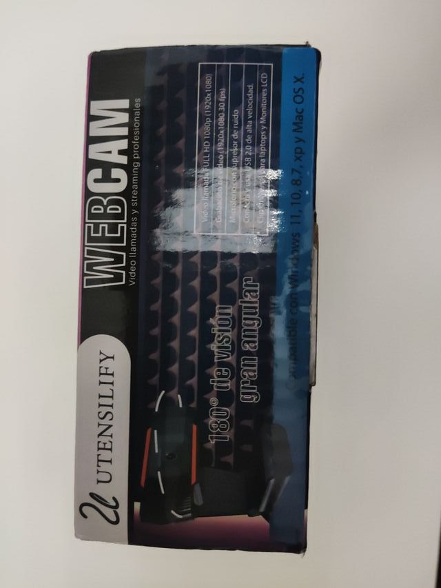 Webcam Full HD 1080p + Trípode