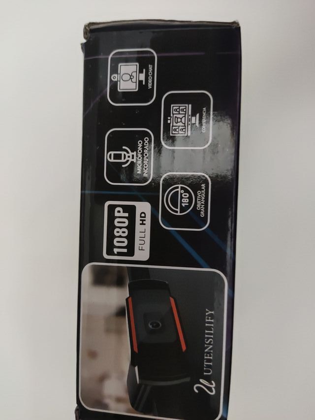 Webcam Full HD 1080p + Trípode