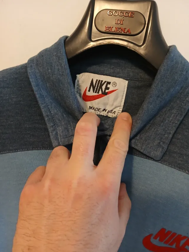 Felpa Rugby Nike Vintage Anni 90 Tg. L