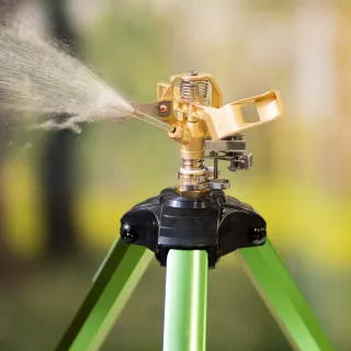 Irrigatore a Impatto Base a Treppiede 2 Pezzi