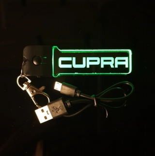 Llavero CUPRA LETRAS LED Multicolor Seat - Cupra