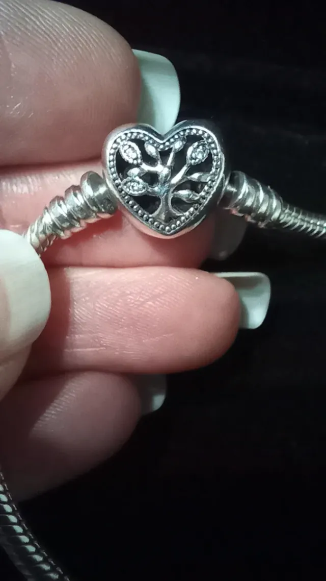 Pulsera Pandora Corazón Plata