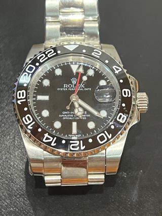 Rolex GMT-Master II Negro/Plata