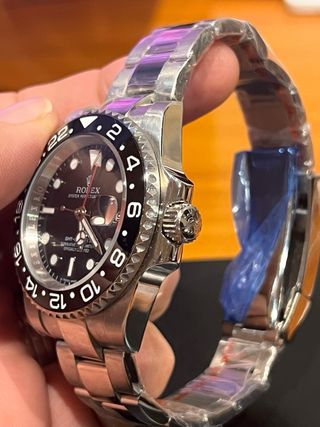 Rolex GMT-Master II Negro/Plata