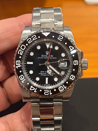 Rolex GMT-Master II Negro/Plata
