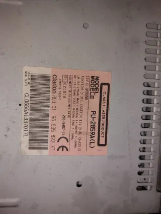 Radio Coche Peugeot RD3-01 Clarion